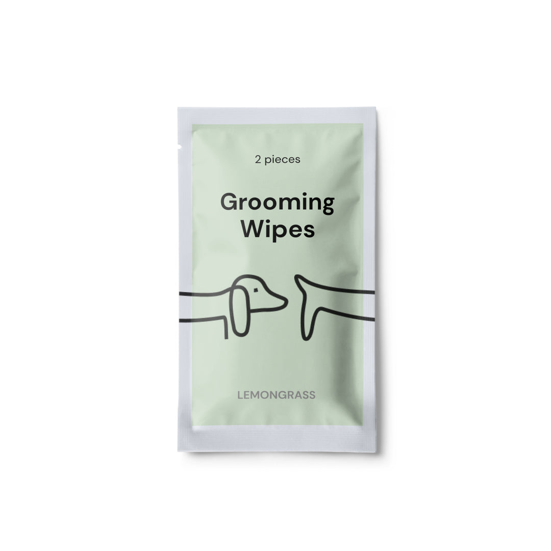 Travel Size Grooming Wipes - Lemongrass