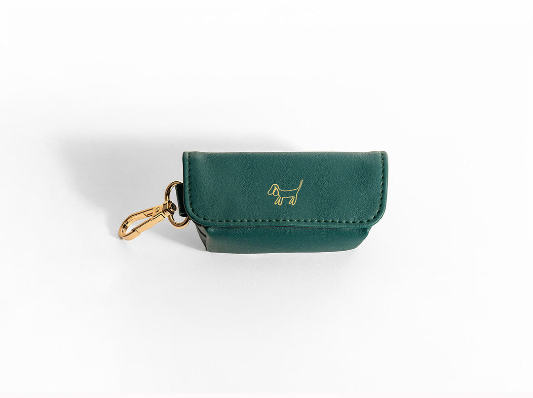 Green Poop Bag Holder